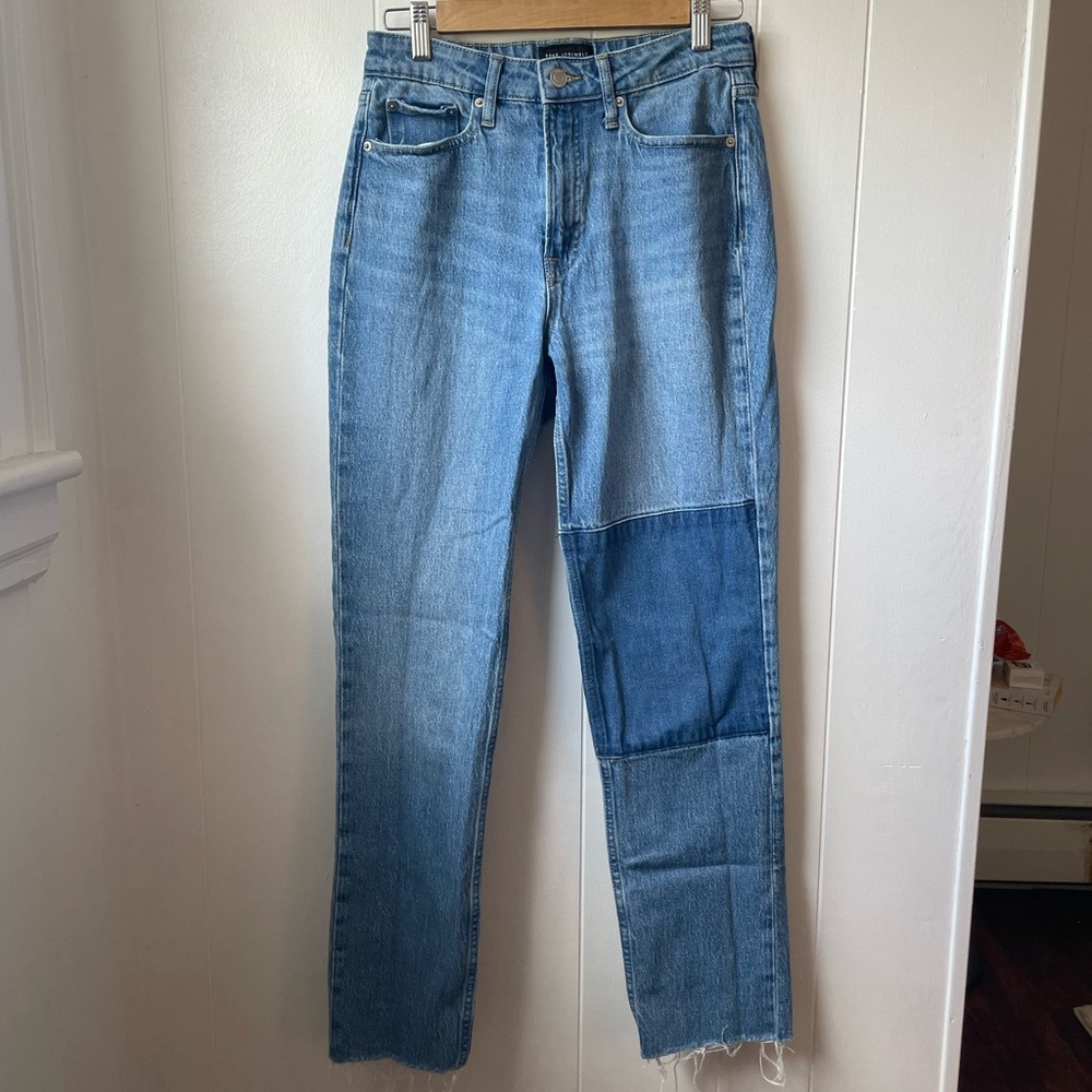 Free Assembly High Rise Patch Jean